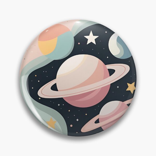 Item preview, Pastel Orbits – Minimal Cosmic Design designed and sold by StilKreationen.