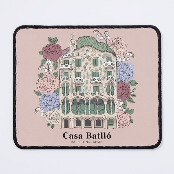 Item preview, Casa Batlló Barcelona – Colorful Gaudí Architecture Travel designed and sold by MAGICKEY2024.