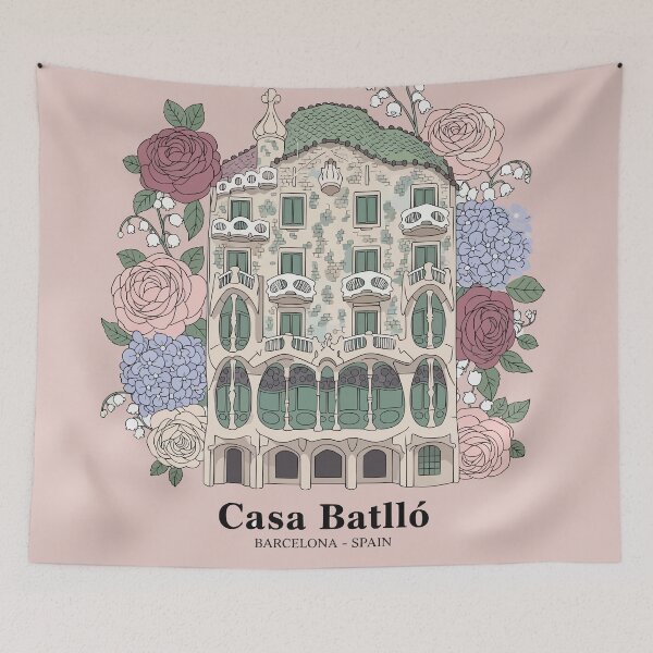 Item preview, Casa Batlló Barcelona – Colorful Gaudí Architecture Travel designed and sold by MAGICKEY2024.