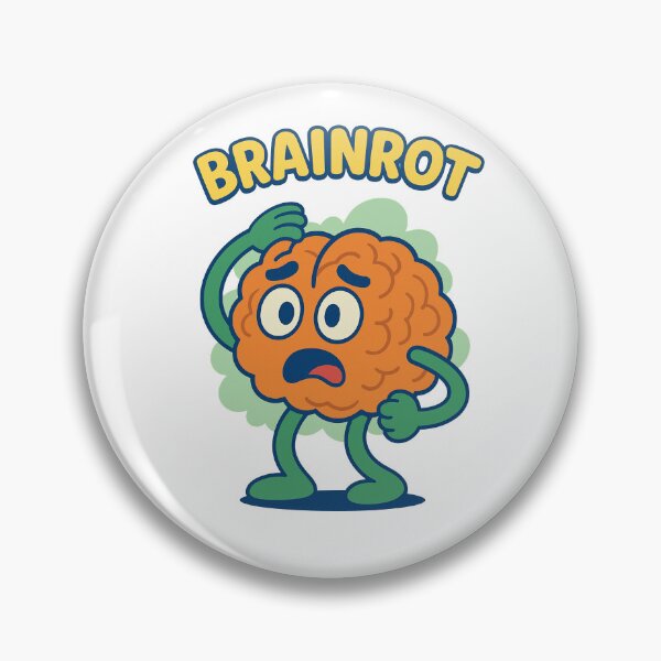 Item preview, Cartoon Brainrot Character in Playful Style designed and sold by ApneaStore.