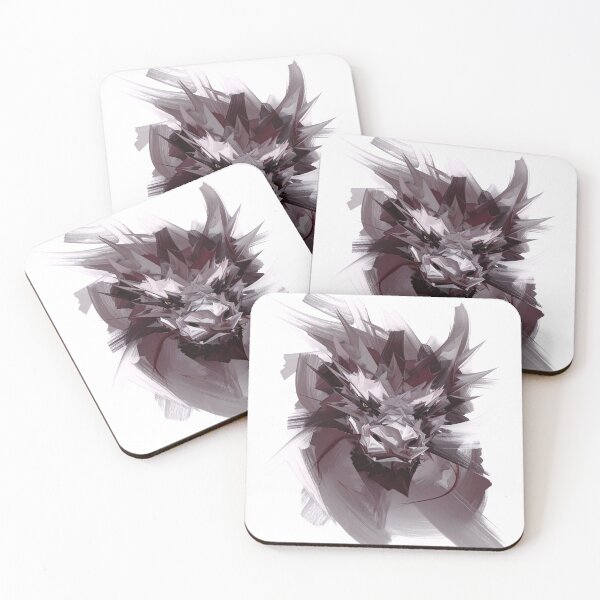 Item preview, Copy of Abstract portrait of a dragon head brown designed and sold by LiskoDesign.