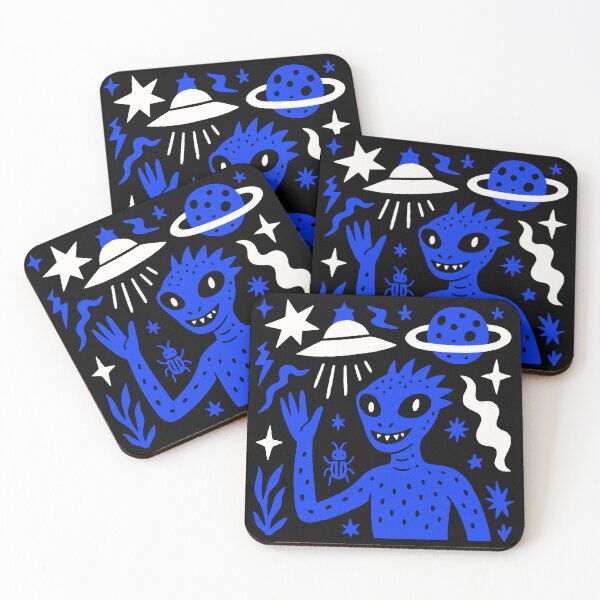 Item preview, Waving Blue Star Traveler designed and sold by zzz888.