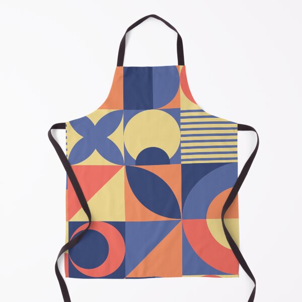 Item preview, Discover Modern Refinement in Bauhaus Interior Design with this best seller blue, orange, and orange Bauhaus designed and sold by Ideeplyfeltit.