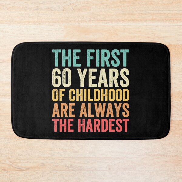 Item preview, The First 60 Years Are The Hardest - Funny 60th Birthday Gifts For Men & Women designed and sold by Easy-Teezy.