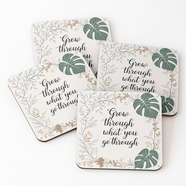 Item preview, Grow through what you go through designed and sold by RisingWolfStudio.