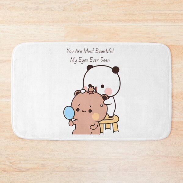 Item preview, You Are Most Beautiful My Eyes Ever Seen Bubu Dudu Birthday Panda And Brownie Bear True Love Couple 2026 designed and sold by DaresToDream.