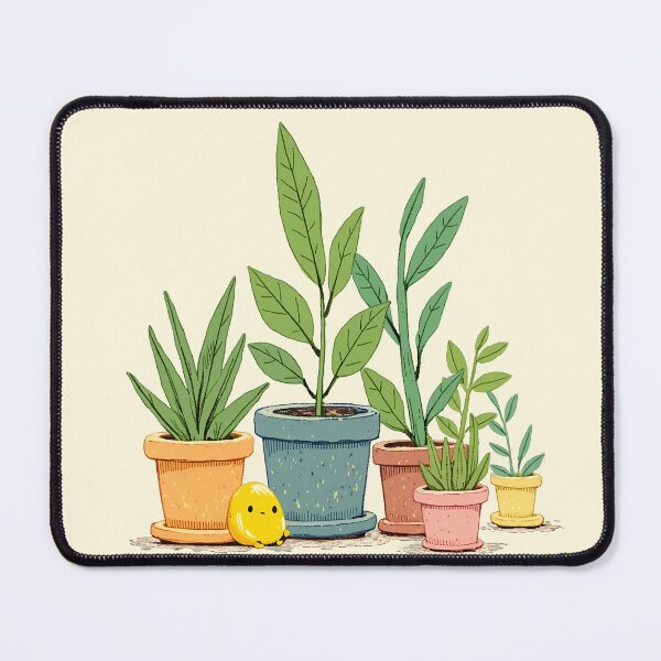 Item preview, Cute Little Dude Sitting with Some Plants designed and sold by DesertOptimist.