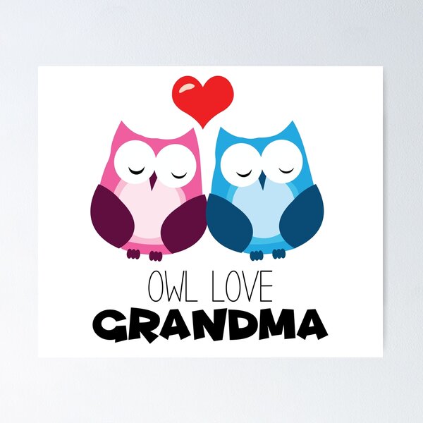 Item preview, Owl Love Grandma designed and sold by Kimspirationcrafts.