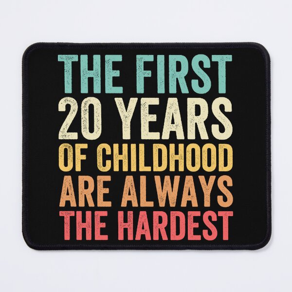 Item preview, The First 20 Years Are The Hardest - Funny 20th Birthday Gifts For Men & Women designed and sold by Easy-Teezy.