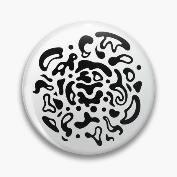 Item preview, Copy of Trippy Abstract Black and White Blobs / Rose designed and sold by Lucidesigns.