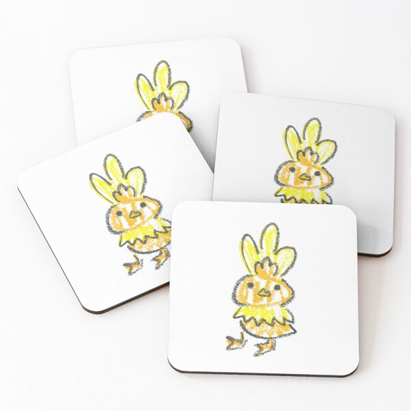Item preview, cooked silly torchic art designed and sold by CookedPokes.