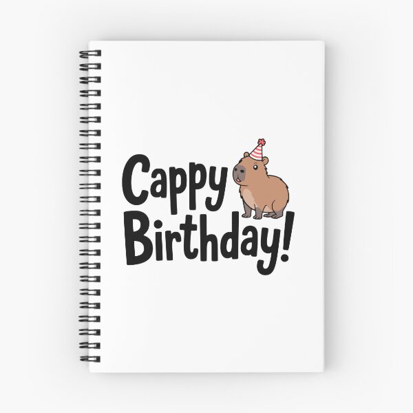 Item preview, Cappy Birthday! Cute Capybara Birthday Pun designed and sold by PMCreative.
