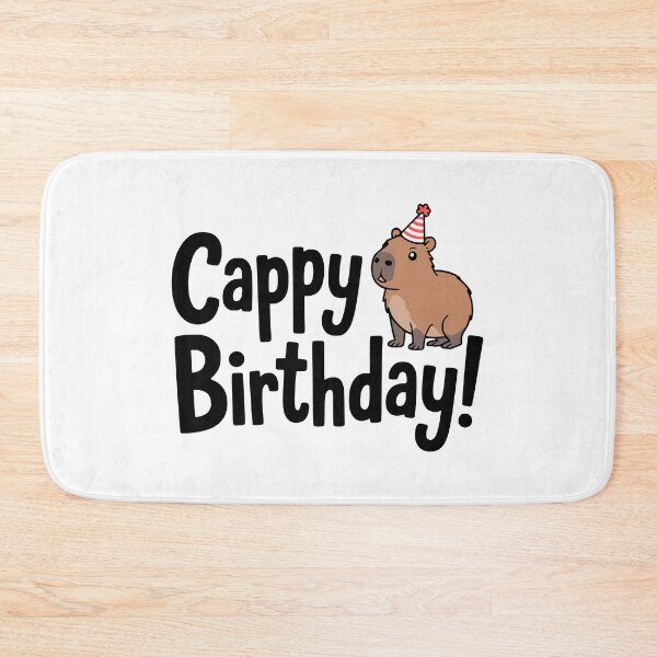 Item preview, Cappy Birthday! Cute Capybara Birthday Pun designed and sold by PMCreative.