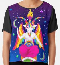 Blusa 1997 Neon Rainbow Baphomet