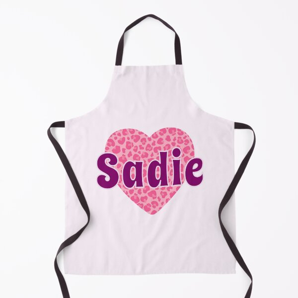 Item preview, Sadie Name Pink Leopard Heart  designed and sold by Jeallan Designs.