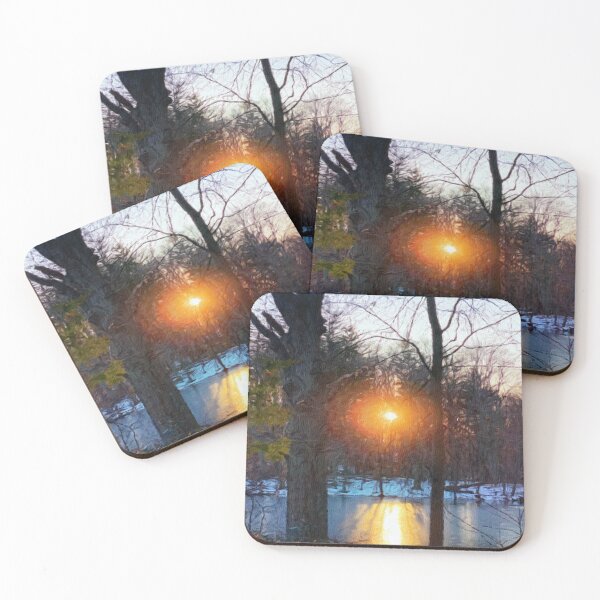 Item preview, Ray of Hope on the Frosted Lake by Pamela Storch designed and sold by Pamela Storch.