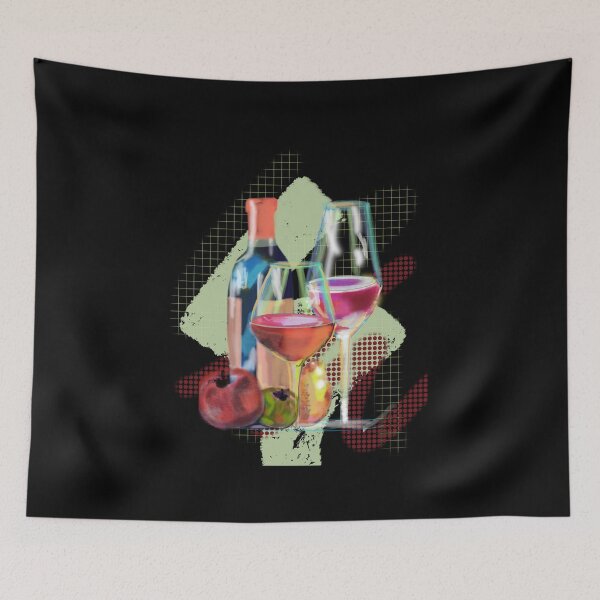 Item preview, Modern Cocktail & Wine Still Life designed and sold by DilaraElizeArt.