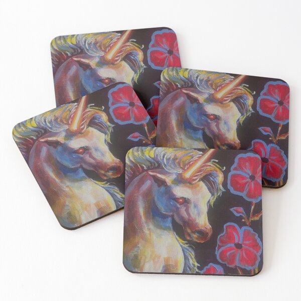 Item preview, Unicorn Among Poppies designed and sold by Lillia Jean Creates.