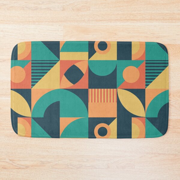 Item preview, The Essence of Bauhaus Interior Design: Style in Teal And Orange Bauhaus designed and sold by Dezinix.