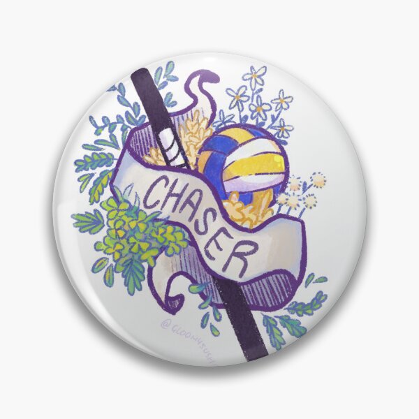 Item preview, Quadball Chaser Volleyball Sticker/Pins designed and sold by Gloomytheghost.