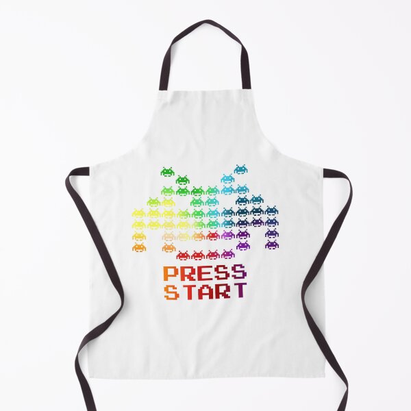 Item preview, Space invaders press start  designed and sold by KetiaArtWorld.