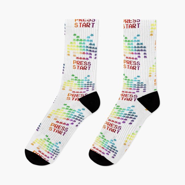 Item preview, Space invaders press start  designed and sold by KetiaArtWorld.