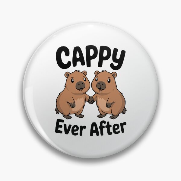 Item preview, Cappy Ever After! Cute Capybara Pun designed and sold by PMCreative.