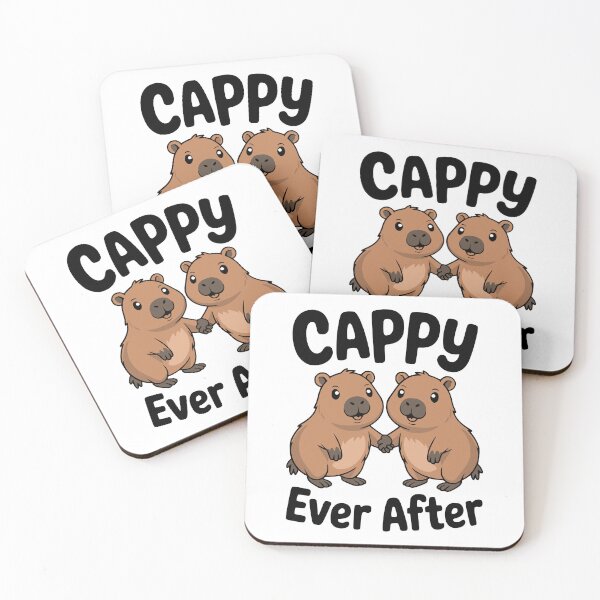 Item preview, Cappy Ever After! Cute Capybara Pun designed and sold by PMCreative.