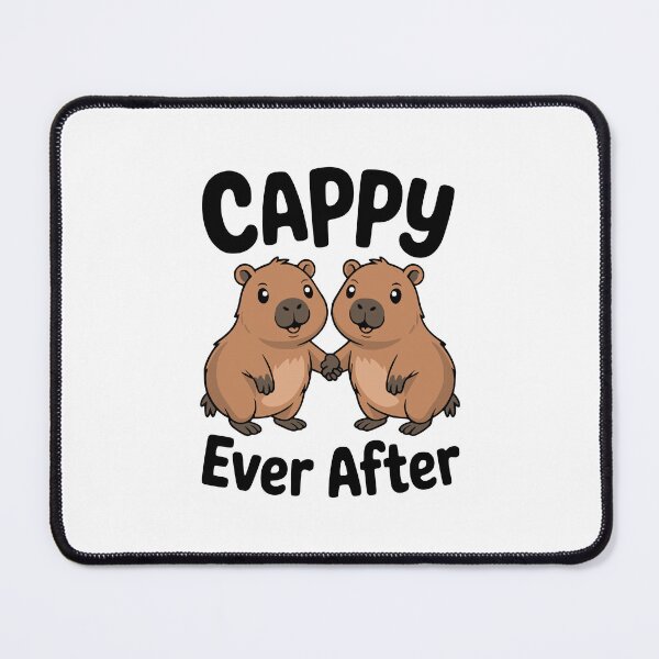 Item preview, Cappy Ever After! Cute Capybara Pun designed and sold by PMCreative.