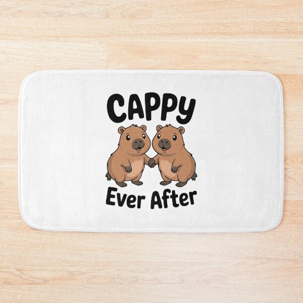 Item preview, Cappy Ever After! Cute Capybara Pun designed and sold by PMCreative.
