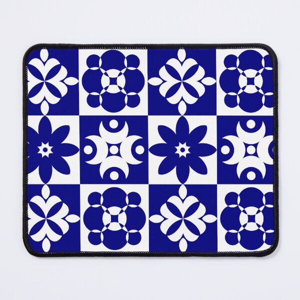 Item preview, Blue And White Mexican Talavera Tiles Patterns designed and sold by Dezinix.
