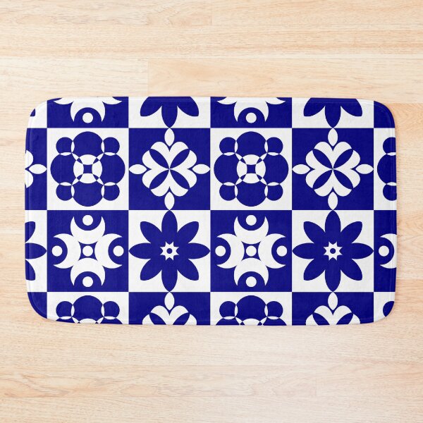 Item preview, Blue And White Mexican Talavera Tiles Patterns designed and sold by Dezinix.