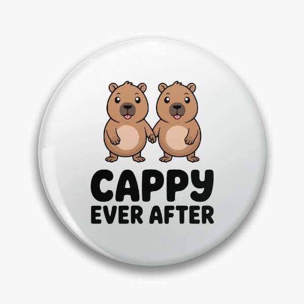 Item preview, Cappy Ever After! Cute Capybara Puns designed and sold by PMCreative.