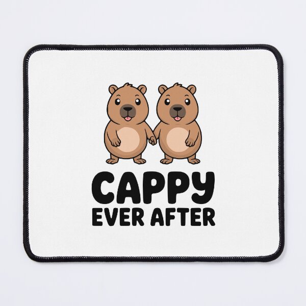 Item preview, Cappy Ever After! Cute Capybara Puns designed and sold by PMCreative.