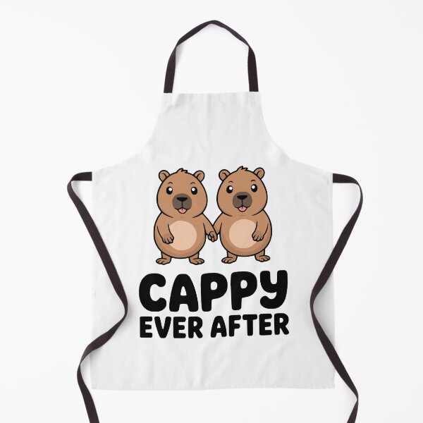 Item preview, Cappy Ever After! Cute Capybara Puns designed and sold by PMCreative.