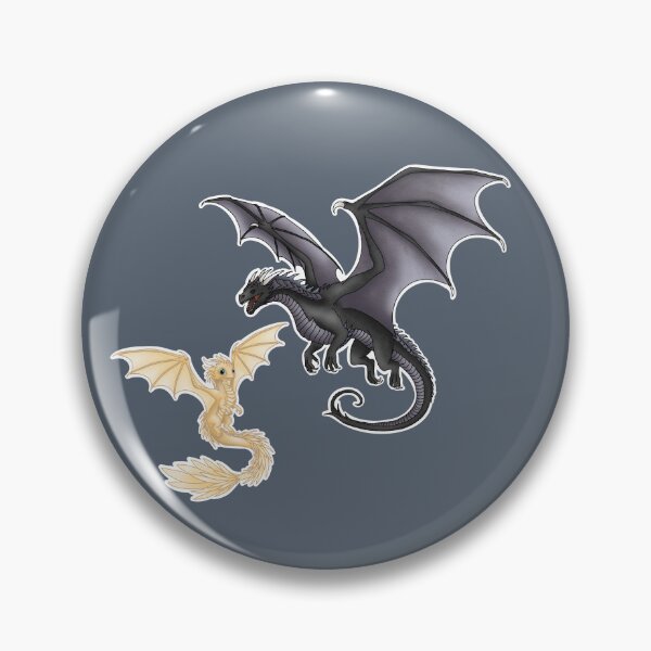Item preview, Fantasy Dragon Riders - Ancient Shadows and Golden Wings designed and sold by Charlotte Paints.