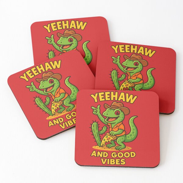 Item preview, Lizard Yeehaw and Good Vibes designed and sold by FunnySignalStudio.