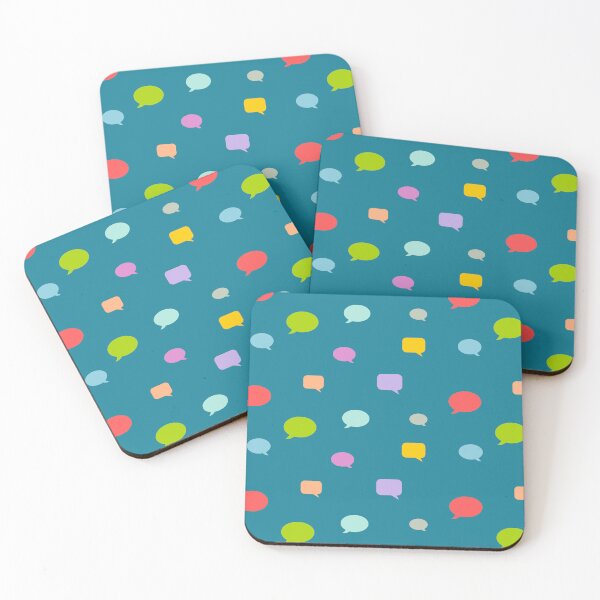 Item preview, Colorful Cute Small Speech Bubble Patterns designed and sold by Ideeplyfeltit.
