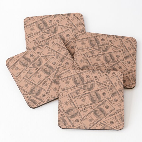 Item preview, Orange Dollar Bill Patterns designed and sold by Dezinix.