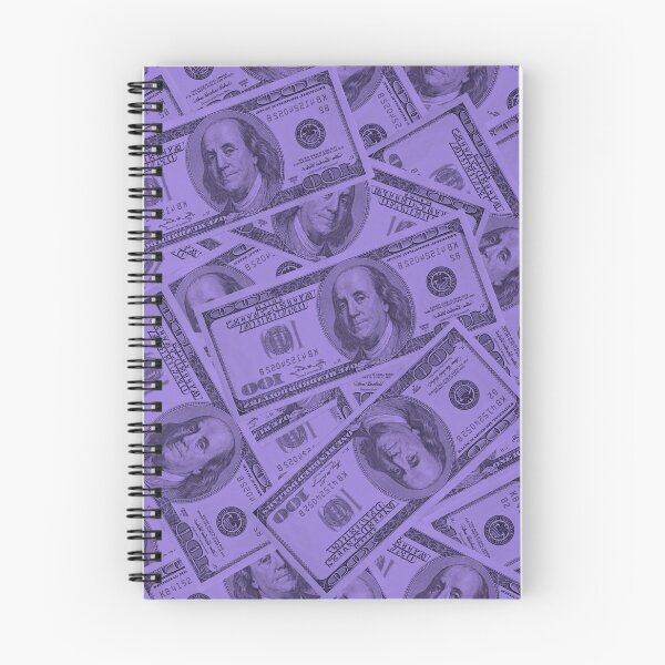 Item preview, Purple Dollar Bill Pattern designed and sold by Ideeplyfeltit.
