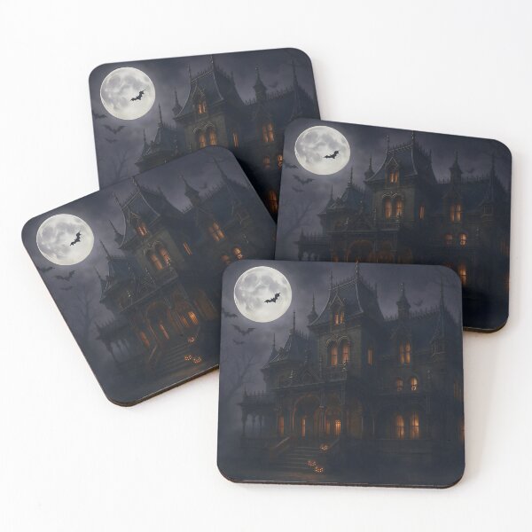 Item preview, Gothic Haunted Mansion Halloween Art designed and sold by dxange.