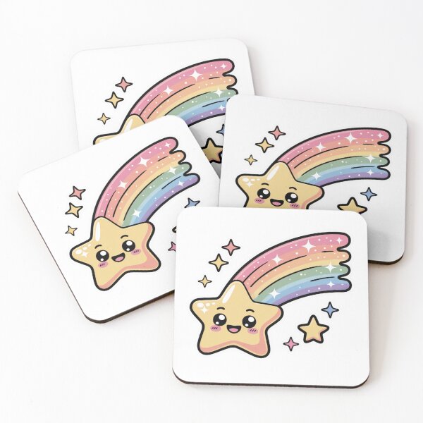 Item preview, Kawaii Rainbow Star designed and sold by NicolasGlowArt.
