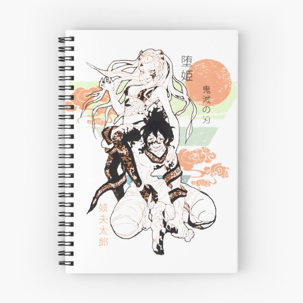 Item preview, Upper Six Daki & Gyutaro Anime Demon Duo Art Print designed and sold by BrianJohnStick.