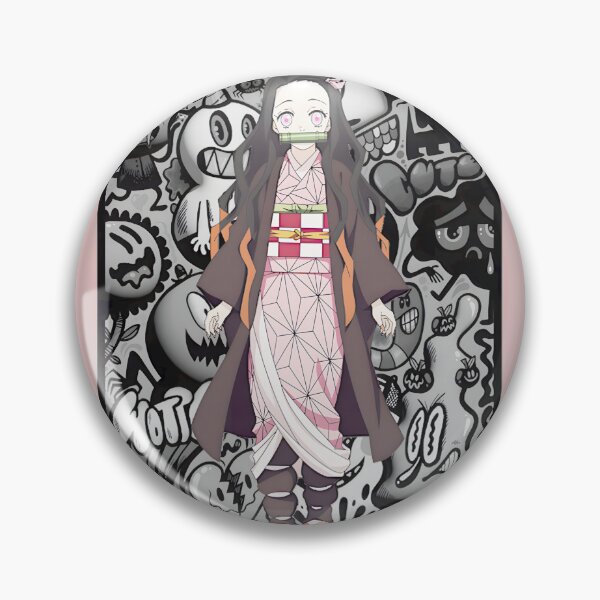 Item preview, Muzzled Anime Girl in Kimono with Street Art Background designed and sold by BrianJohnStick.