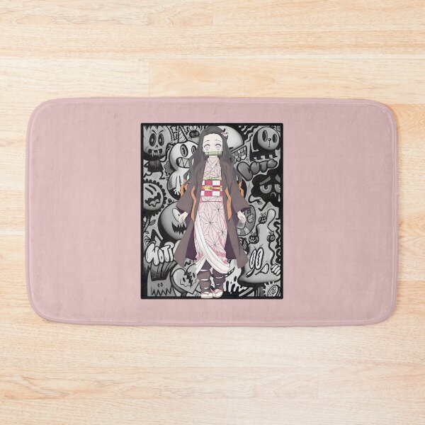Item preview, Muzzled Anime Girl in Kimono with Street Art Background designed and sold by BrianJohnStick.