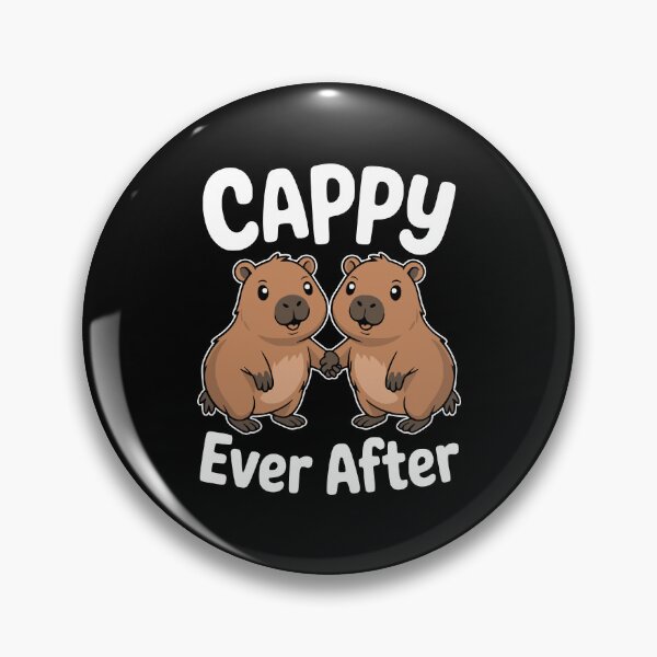 Item preview, Cappy Ever After! Funny Capybara Pun designed and sold by PMCreative.