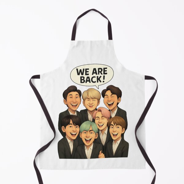 Item preview, We Are Back! BTS Bangtan Sonyeondan Bulletproof Boy Scouts designed and sold by Artsy Stuff.