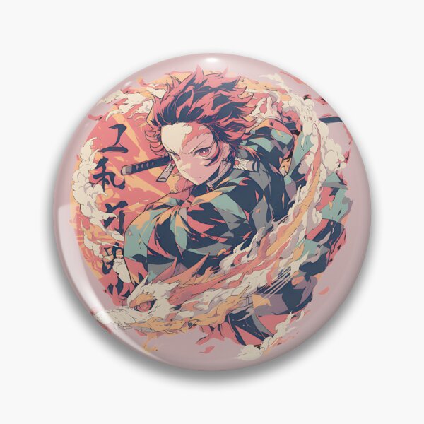 Artikelvorschau, Lebhafter Anime-Krieger | Flammenästhetisches japanisches Design entworfen und verkauft von BrianJohnStick.