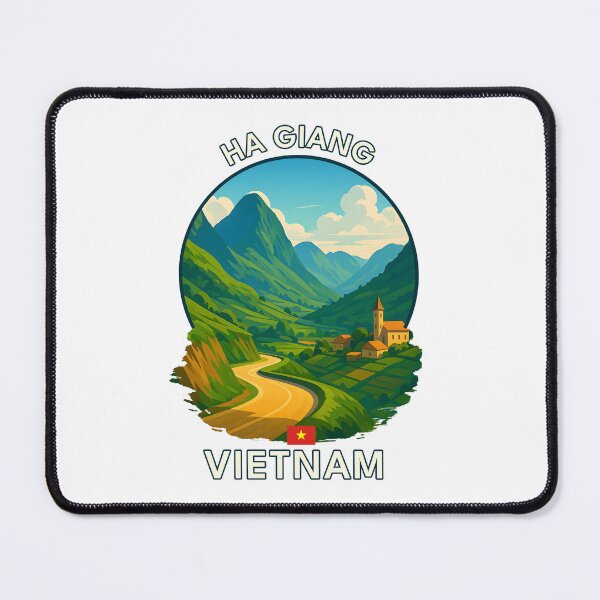 Item preview, Ha Giang Loop Vietnam - Iconic Asia Landmark Travel vacation destination souvenir art  designed and sold by inkNext.