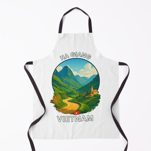 Item preview, Ha Giang Loop Vietnam - Iconic Asia Landmark Travel vacation destination souvenir art designed and sold by inkNext.